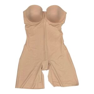 Red Hot By Spanx, Cupped Mid Thigh, Nude, Shapewear, Size M